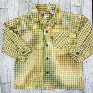 Levi’s red tab plaid shirt size 3T